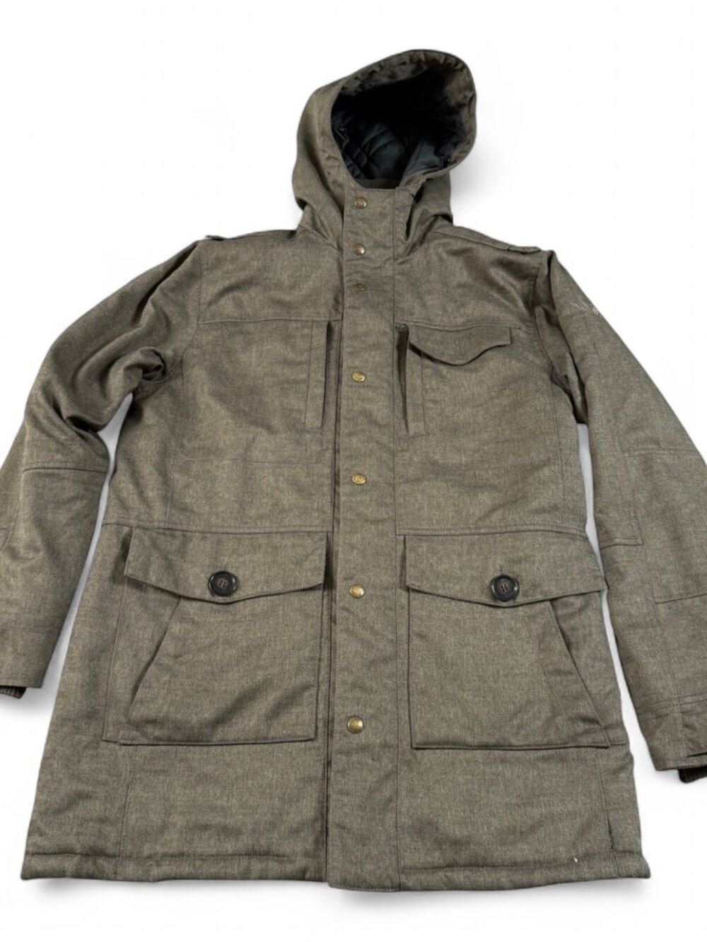 I. Spiewak & Sons Men's Brown Parka Jacket M Thermore Insulated